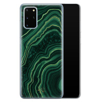 Telefoonhoesje Store Samsung Galaxy S20 Plus siliconen hoesje - Agate groen