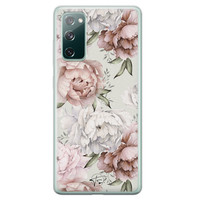 Telefoonhoesje Store Samsung Galaxy S20 FE siliconen hoesje - Romantische bloemen