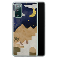 Leuke Telefoonhoesjes Samsung Galaxy S20 FE siliconen hoesje - Desert night