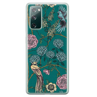 Telefoonhoesje Store Samsung Galaxy S20 FE siliconen hoesje - Bloomy birds