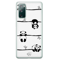 Telefoonhoesje Store Samsung Galaxy S20 FE siliconen hoesje - Panda