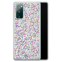 Telefoonhoesje Store Samsung Galaxy S20 FE siliconen hoesje - Purple Garden