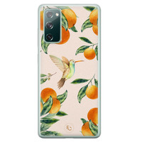 ELLECHIQ Samsung Galaxy S20 FE siliconen hoesje - Tropical Lemonade