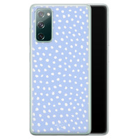 Telefoonhoesje Store Samsung Galaxy S20 FE siliconen hoesje - Purple dots