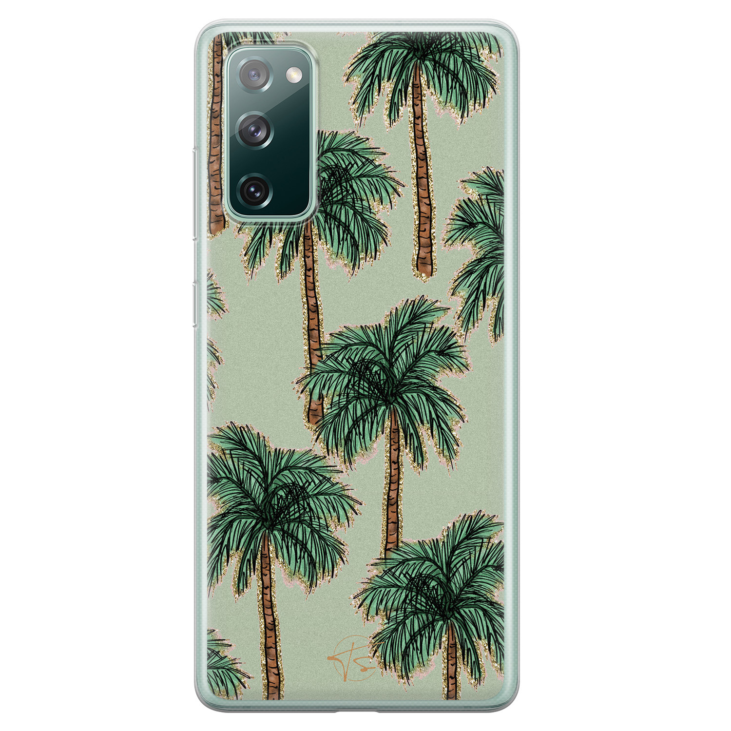 Telefoonhoesje Store Samsung Galaxy S20 FE siliconen hoesje - Palmbomen