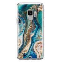 Telefoonhoesje Store Samsung Galaxy S9 siliconen hoesje - Magic marble