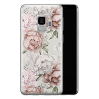 Telefoonhoesje Store Samsung Galaxy S9 siliconen hoesje - Classy flowers