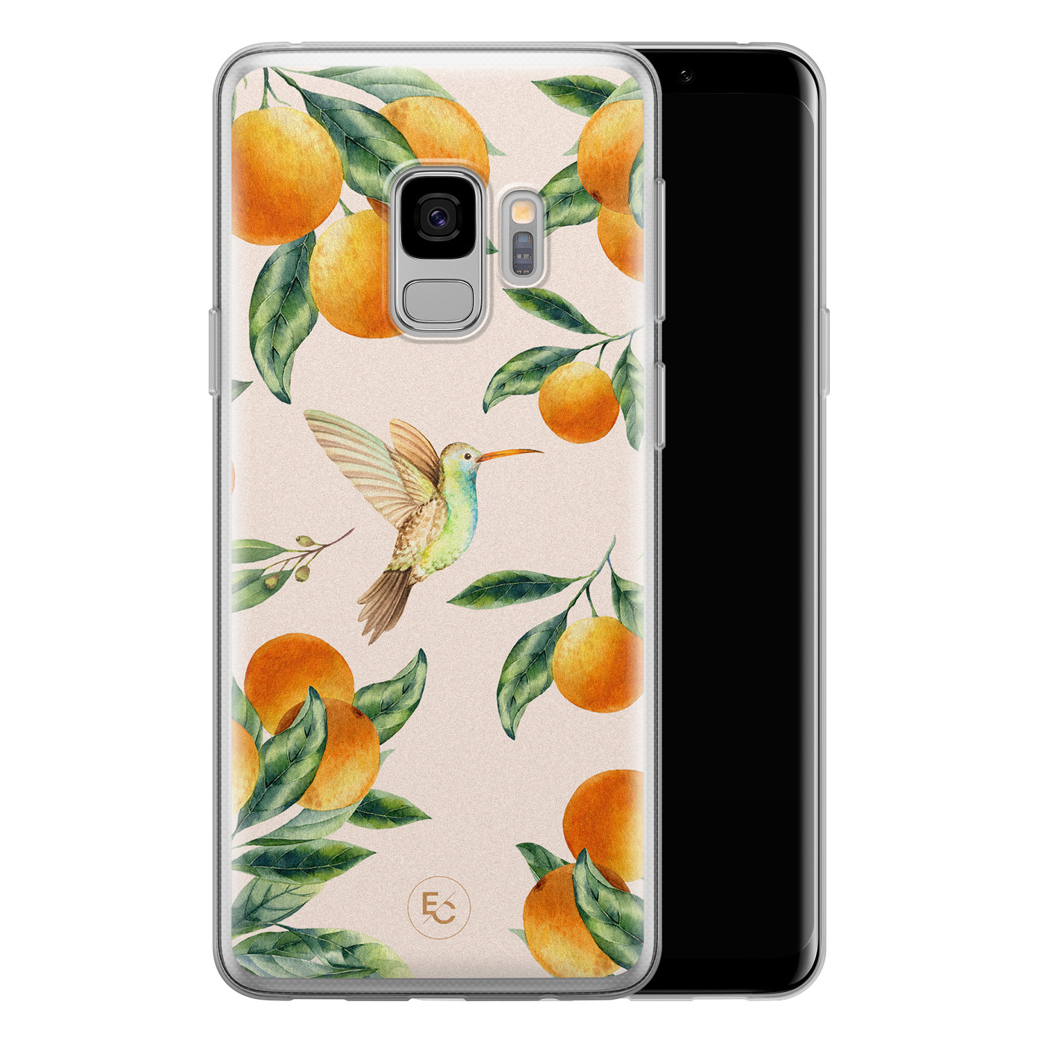 ELLECHIQ Samsung Galaxy S9 siliconen hoesje - Tropical Lemonade