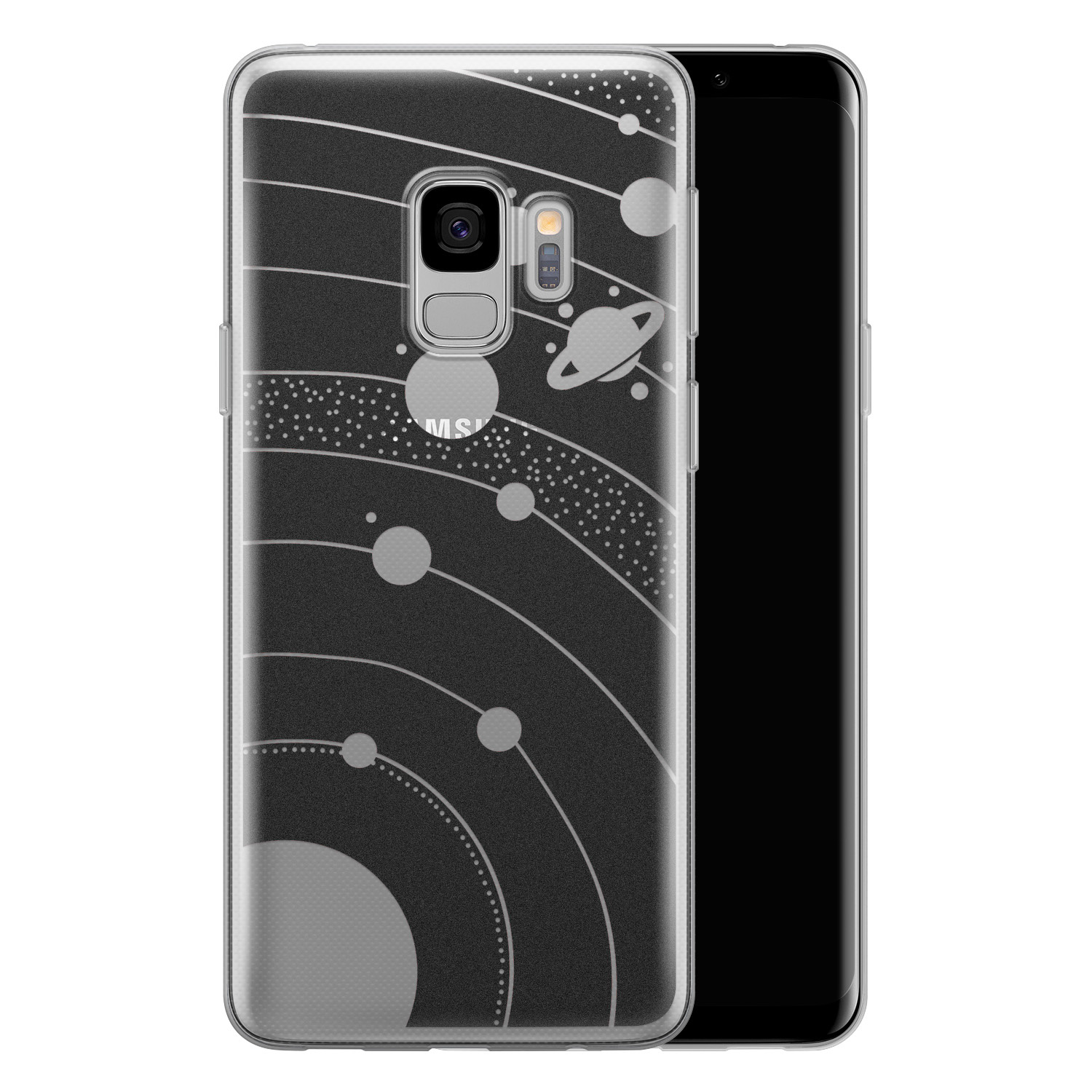 Telefoonhoesje Store Samsung Galaxy S9 siliconen hoesje - Universe space