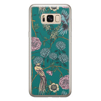 Telefoonhoesje Store Samsung Galaxy S8 siliconen hoesje - Bloomy birds