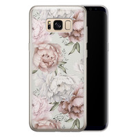 Telefoonhoesje Store Samsung Galaxy S8 siliconen hoesje - Classy flowers