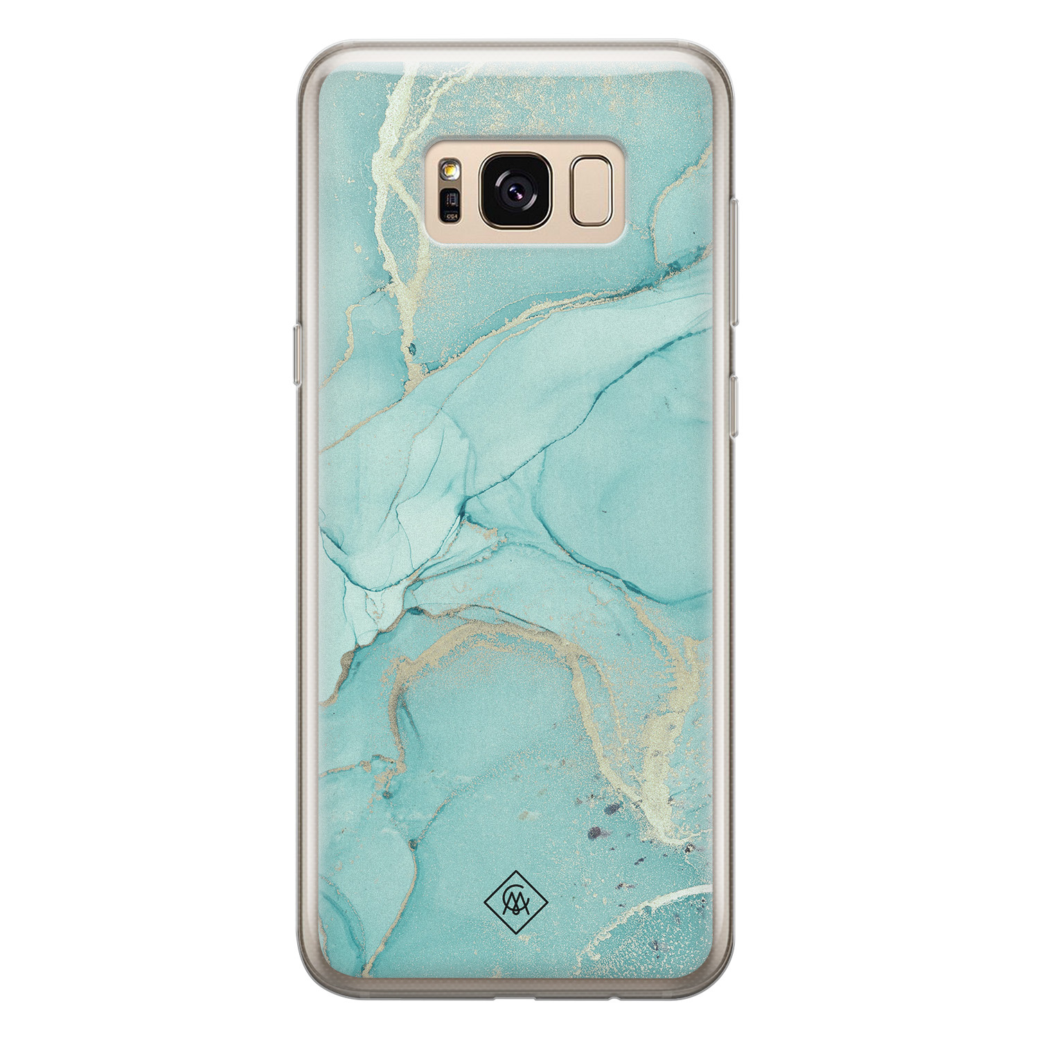 Casimoda Samsung Galaxy S8 siliconen hoesje - Touch of mint