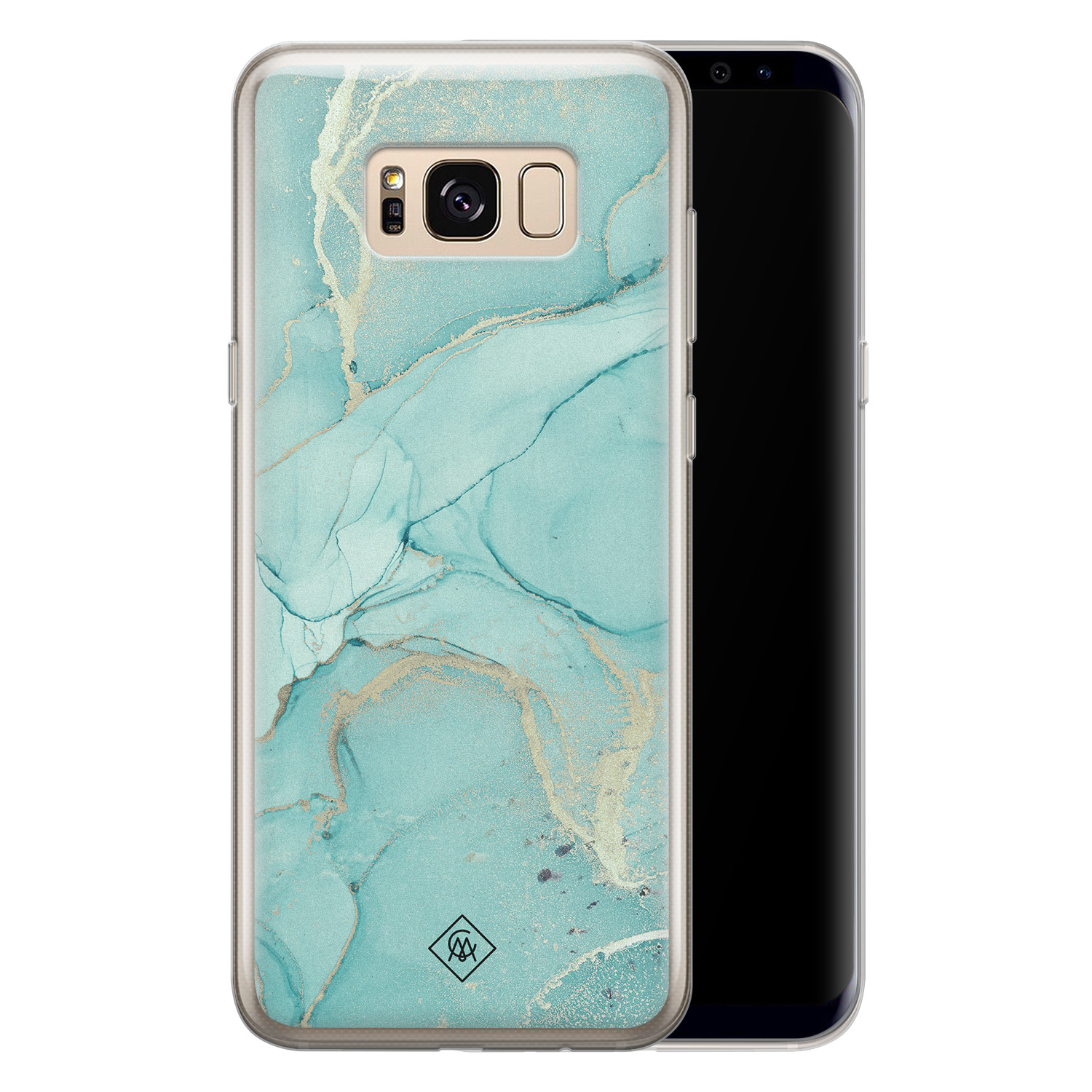 Casimoda Samsung Galaxy S8 siliconen hoesje - Touch of mint