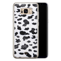 Telefoonhoesje Store Samsung Galaxy S8 siliconen hoesje - Koeienprint