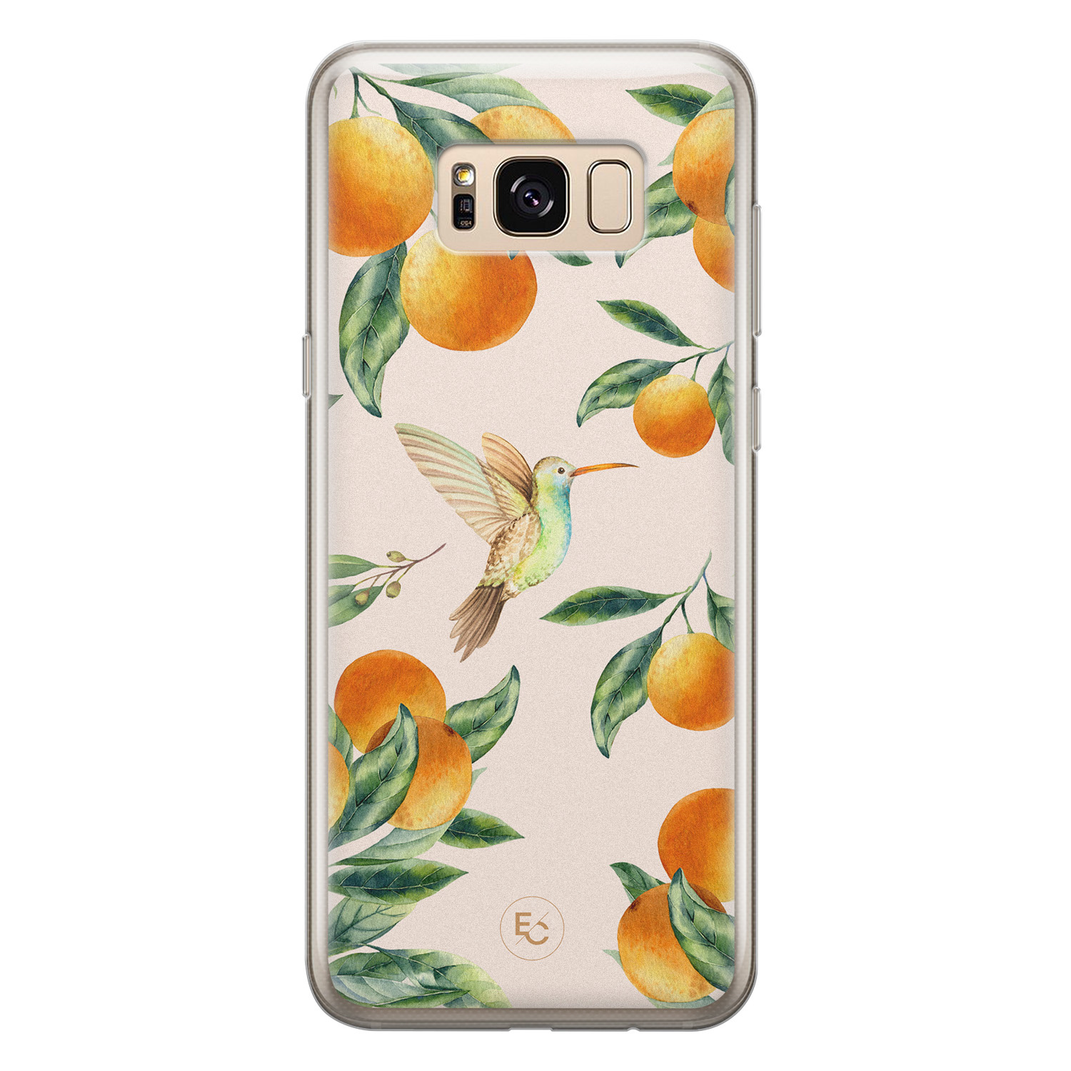 ELLECHIQ Samsung Galaxy S8 siliconen hoesje - Tropical Lemonade