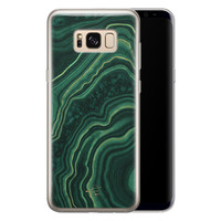 Telefoonhoesje Store Samsung Galaxy S8 siliconen hoesje - Agate groen