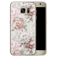 Telefoonhoesje Store Samsung Galaxy S7 siliconen hoesje - Classy flowers