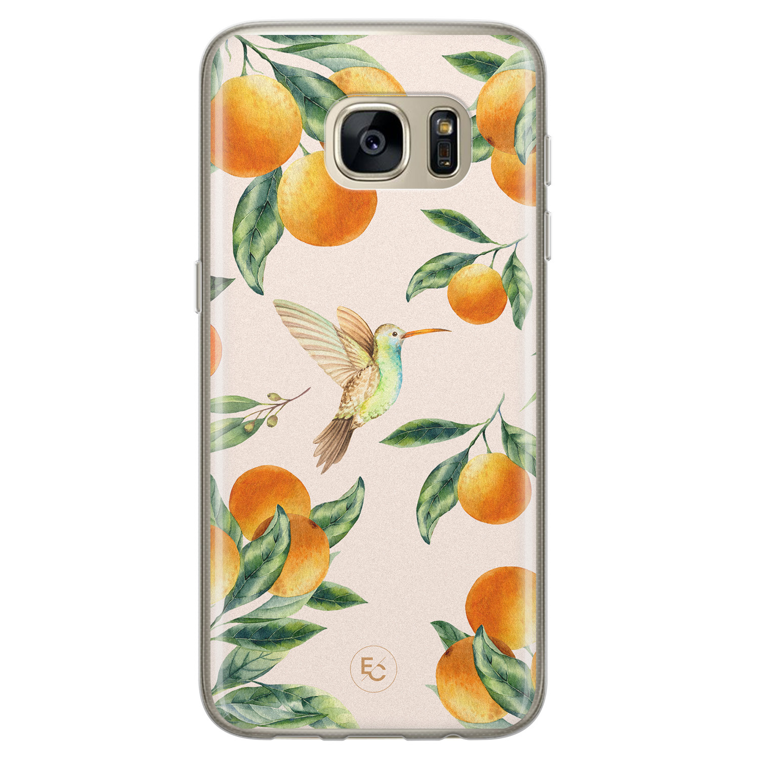 ELLECHIQ Samsung Galaxy S7 siliconen hoesje - Tropical Lemonade