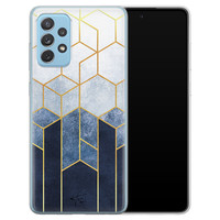 Telefoonhoesje Store Samsung Galaxy A52 siliconen hoesje - Geometrisch fade art