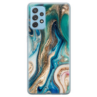 Telefoonhoesje Store Samsung Galaxy A52 siliconen hoesje - Magic marble