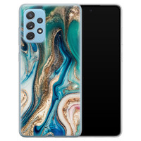 Telefoonhoesje Store Samsung Galaxy A52 siliconen hoesje - Magic marble