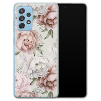 Telefoonhoesje Store Samsung Galaxy A52 siliconen hoesje - Classy flowers