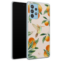 ELLECHIQ Samsung Galaxy A52 siliconen hoesje - Tropical Lemonade