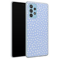 Telefoonhoesje Store Samsung Galaxy A52 siliconen hoesje - Purple dots