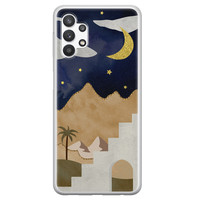 Leuke Telefoonhoesjes Samsung Galaxy A32 5G siliconen hoesje - Desert night