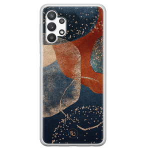 Mooie Telefoonhoesjes Samsung Galaxy A32 5G siliconen hoesje - Abstract Terracotta