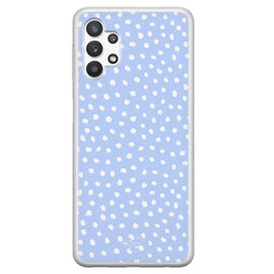 Telefoonhoesje Store Samsung Galaxy A32 5G siliconen hoesje - Purple dots