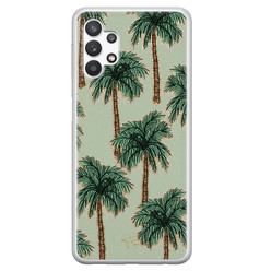Telefoonhoesje Store Samsung Galaxy A32 5G siliconen hoesje - Palmbomen