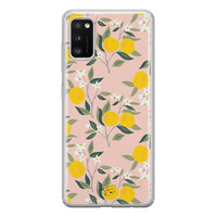 Telefoonhoesje Store Samsung Galaxy A41 siliconen hoesje - Citroenen