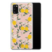 Telefoonhoesje Store Samsung Galaxy A41 siliconen hoesje - Citroenen