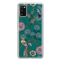 Telefoonhoesje Store Samsung Galaxy A41 siliconen hoesje - Bloomy birds