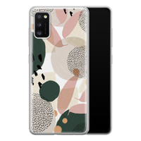 Leuke Telefoonhoesjes Samsung Galaxy A41 siliconen hoesje - Abstract print