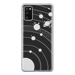Telefoonhoesje Store Samsung Galaxy A41 siliconen hoesje - Universe space