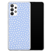 Telefoonhoesje Store Samsung Galaxy A32 4G siliconen hoesje - Purple dots