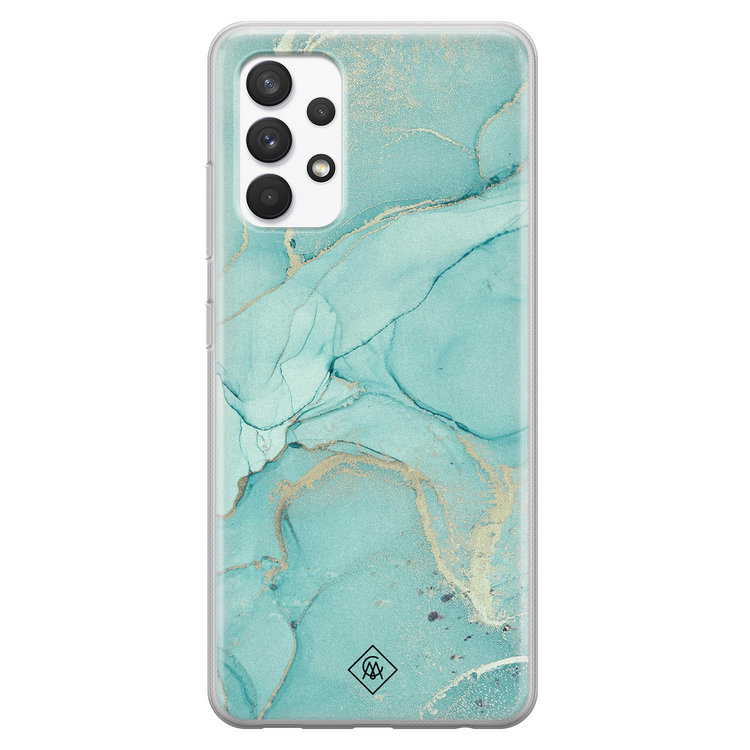 Casimoda Samsung Galaxy A32 4G siliconen hoesje - Touch of mint
