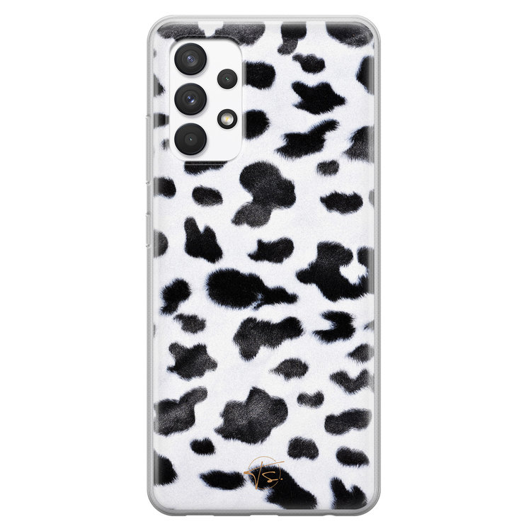 Telefoonhoesje Store Samsung Galaxy A32 4G siliconen hoesje - Koeienprint