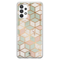ELLECHIQ Samsung Galaxy A32 4G siliconen hoesje - Pastel Kubus