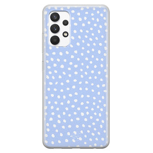 Telefoonhoesje Store Samsung Galaxy A32 4G siliconen hoesje - Purple dots