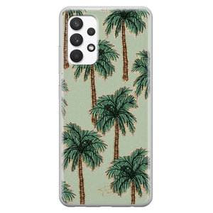 Telefoonhoesje Store Samsung Galaxy A32 4G siliconen hoesje - Palmbomen