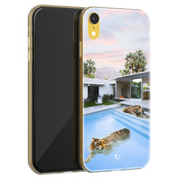ELLECHIQ iPhone XR siliconen hoesje - Tiger pool