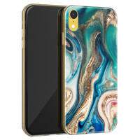 Telefoonhoesje Store iPhone XR siliconen hoesje - Magic marble