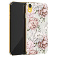 Telefoonhoesje Store iPhone XR siliconen hoesje - Classy flowers