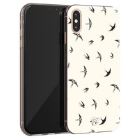 Telefoonhoesje Store iPhone X/XS siliconen hoesje - Freedom birds