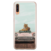 Telefoonhoesje Store Samsung Galaxy A70 siliconen hoesje - Chill tijger