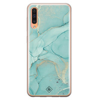 Casimoda Samsung Galaxy A70 siliconen hoesje - Touch of mint