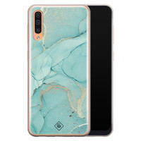 Casimoda Samsung Galaxy A70 siliconen hoesje - Touch of mint